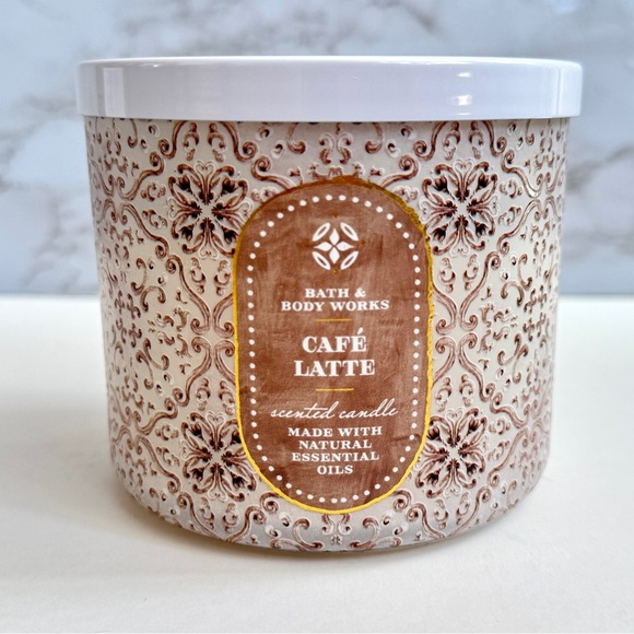 Bath & Body Works Other - Bath & Body Works Cafe Latte 3-Wick Candle